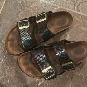 Shiny Print Birkenstocks